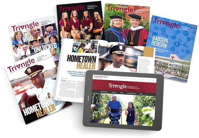 Triangle Magazine Triangle Magazine Design | Guy With Glasses